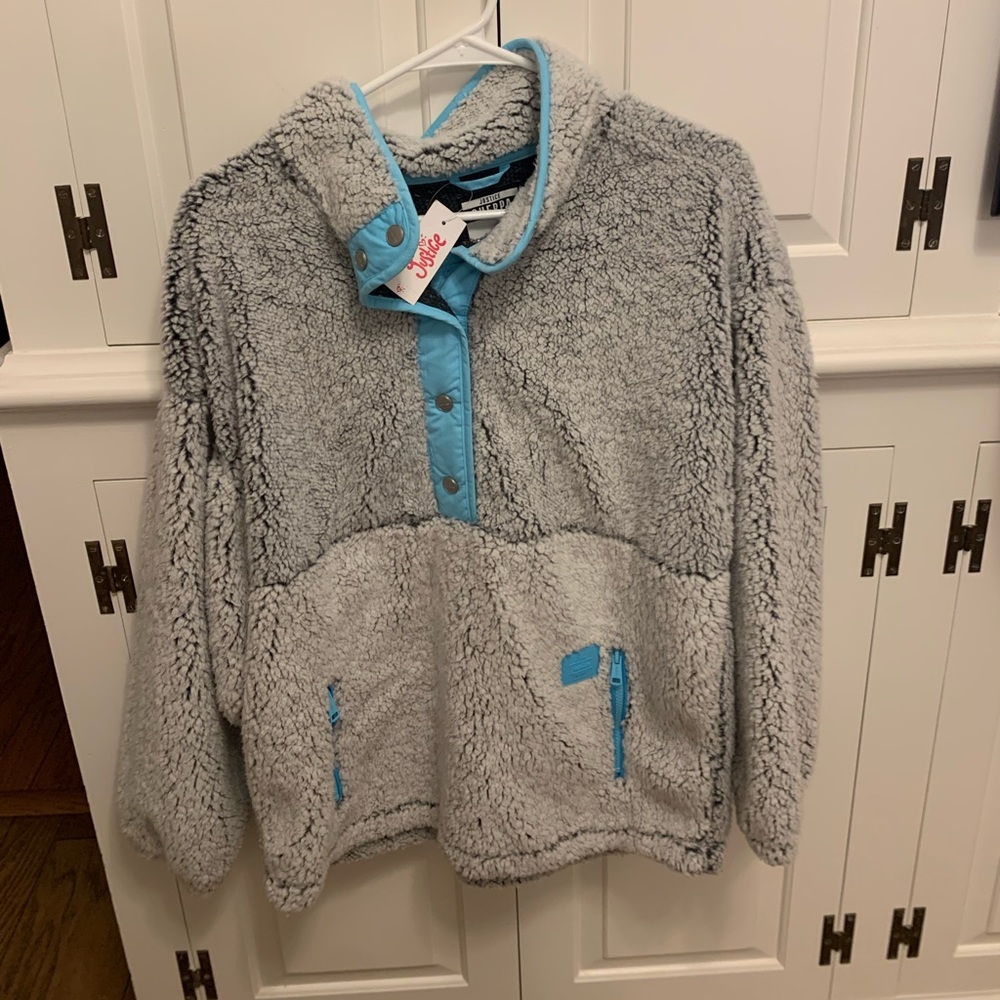 NWT Justice Girls Sherpa Sweatshirt